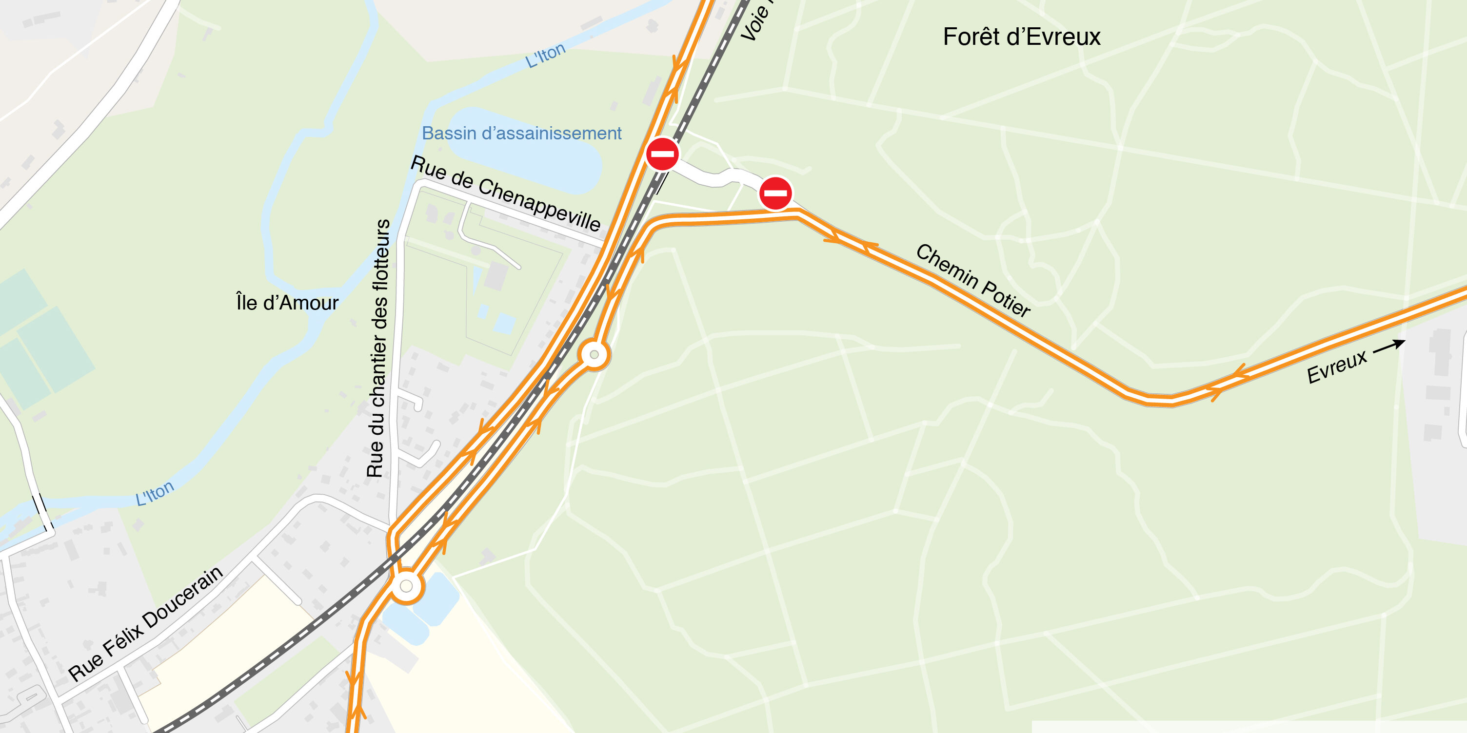 Circulation Arnières-Evreux_janvier 2019